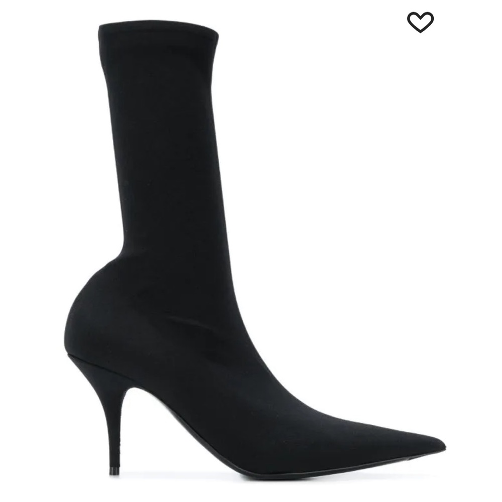 Balenciaga Authentic Knife Crepe Jersey Boots